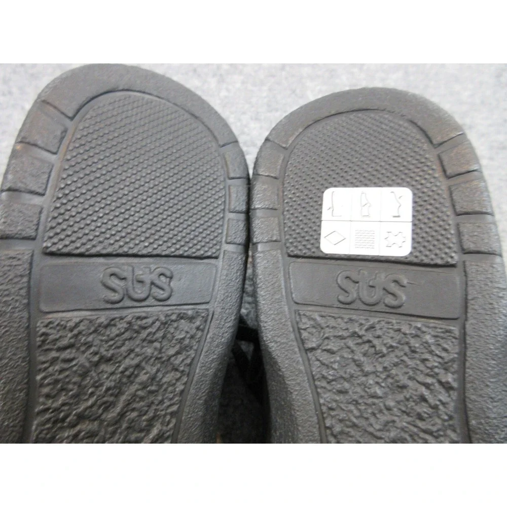 SAS Free Time Shoes Womens Black Charcoal Comfort Leather Walking Size 7.5‎